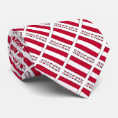 Oostenrijk en Oostenrijkse vlag met Stropdas naam (Opgerold)