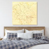 Oostenrijk en Tsjechië 2 Canvas Afdruk (Insitu (Slaapkamer))