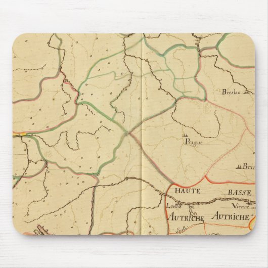 Oostenrijk en Tsjechië 3 Muismat (Voorkant)