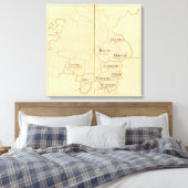 Oostenrijk en Tsjechië Canvas Afdruk (Insitu (Slaapkamer))
