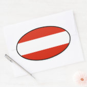 Oostenrijk Euro Sticker (Envelop)