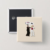 Oostenrijk Eurovisie Edgar Allan Poe Button (Voorkant /achterkant)