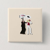 Oostenrijk Eurovisie Edgar Allan Poe Button (Voorkant)