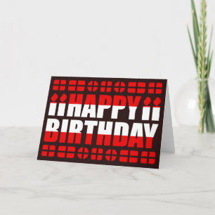 Oostenrijk Flag Birthday Card Kaart