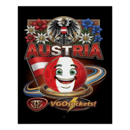 Oostenrijk-GBall-01 Perfect Poster