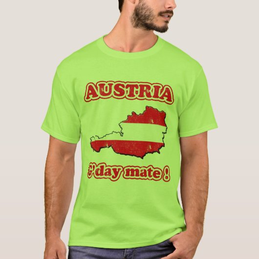Oostenrijk - G'day maat! T-shirt (Voorkant)