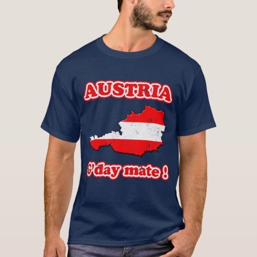 Oostenrijk - G'day maat! T-shirt (Voorkant)