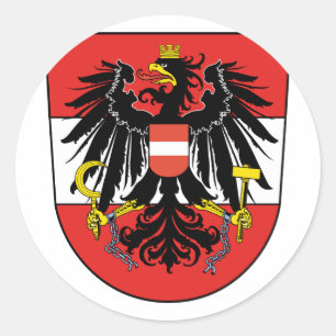 Oostenrijk gemengd, Oostenrijk Ronde Sticker
