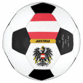 Oostenrijk Gepersonaliseerd, Vlag, Foto Voetbal (Voorkant)