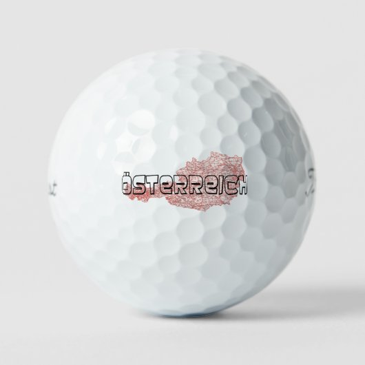 Oostenrijk Golfballen (Voorkant)