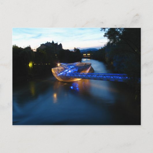 Oostenrijk - Graz - Murinsel Briefkaart (Voorkant)