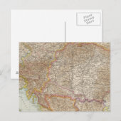 Oostenrijk Hongaarse Empire Map Briefkaart (Voorkant / Achterkant)