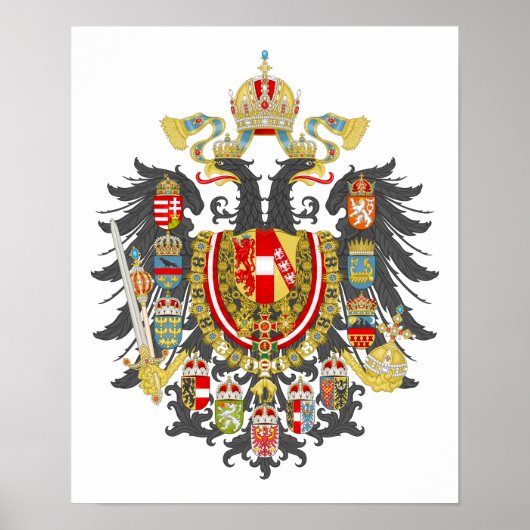 Oostenrijk Hongarije Empire Poster (Voorkant)