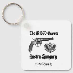 Oostenrijk Hongarije M1870 Gasser Revolver Sleutelhanger