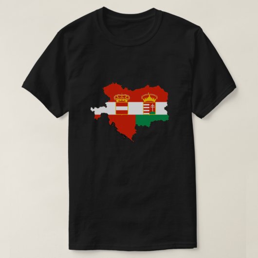 Oostenrijk Hongarije T-shirt (Design voorkant)