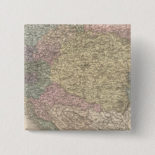 Oostenrijk Hongarije Vierkante Button 5,1 Cm