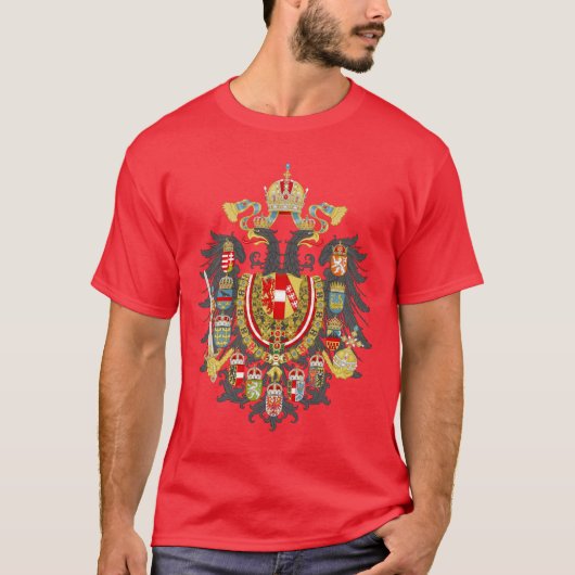 Oostenrijk Hongarije Wapenmunt T-shirt (Voorkant)