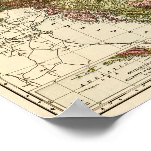 Oostenrijk-HongarijePanoramaOostenrijk-Hongarije Poster (Hoek)