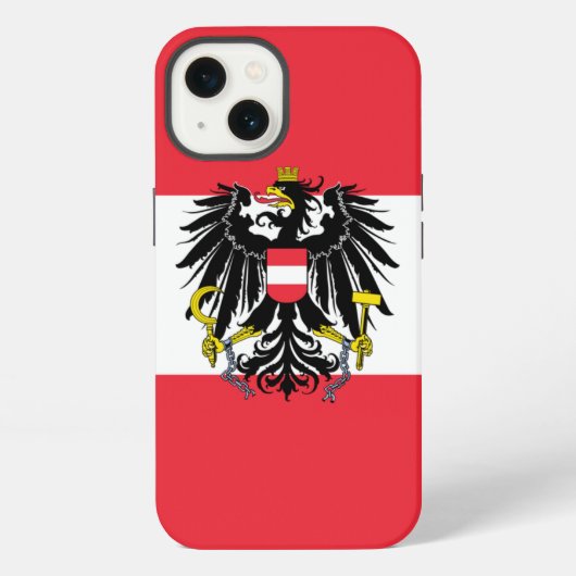 Oostenrijk iPhone Hoesje (Achterkant)