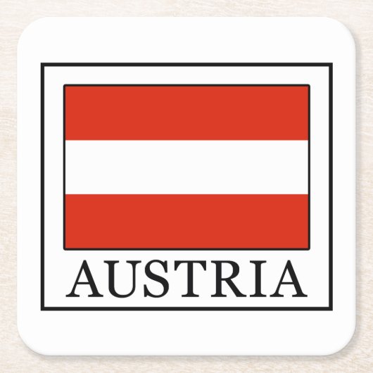 Oostenrijk Kartonnen Onderzetters (Voorkant)