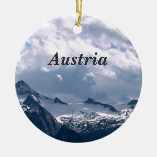 Oostenrijk Keramisch Ornament (Voorkant)
