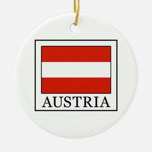 Oostenrijk Keramisch Ornament (Voorkant)