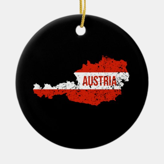 Oostenrijk Keramisch Ornament (Voorkant)