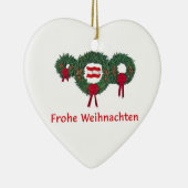 Oostenrijk Kerstmis 2 Keramisch Ornament (Rechts)