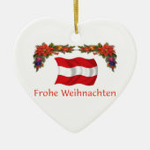 Oostenrijk Kerstmis Keramisch Ornament (Voorkant)