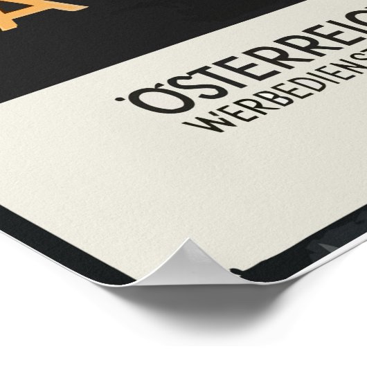  Oostenrijk: Klassiek Poster reizen (Hoek)