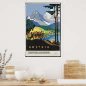  Oostenrijk: Klassiek Poster reizen (Keuken)