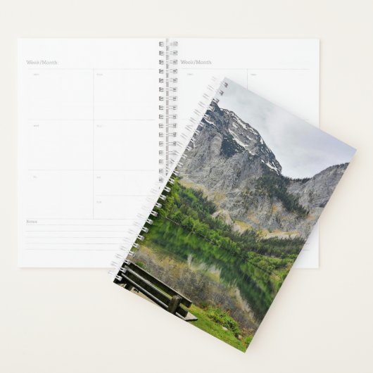 Oostenrijk Lake Tranquil Uitzicht Point Planner (Display)