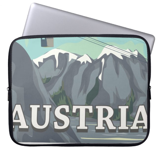 Oostenrijk Laptop Sleeve (Voorkant)