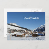 Oostenrijk Lech am Arlberg Briefkaart (Voorkant / Achterkant)