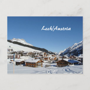 Oostenrijk Lech am Arlberg Briefkaart