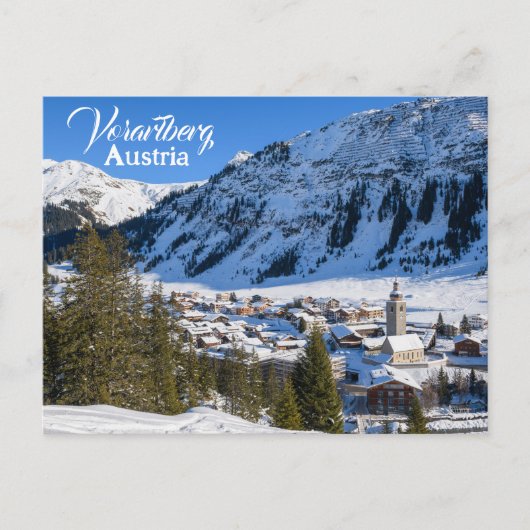 Oostenrijk Lech am Arlberg Vorarlberg Briefkaart (Voorkant)