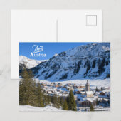 Oostenrijk Lech am Arlberg Vorarlberg Briefkaart (Voorkant / Achterkant)