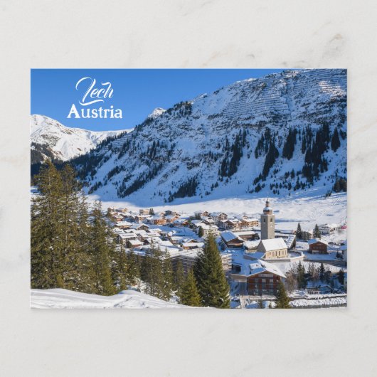 Oostenrijk Lech am Arlberg Vorarlberg Briefkaart (Voorkant)