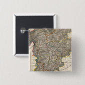Oostenrijk, Liechtenstein Vierkante Button 5,1 Cm (Voorkant /achterkant)