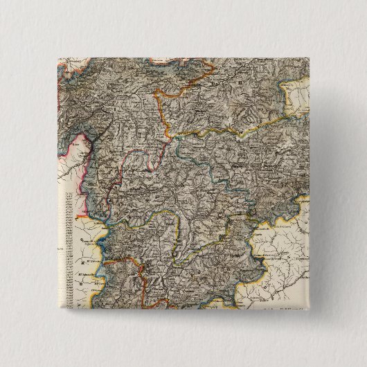 Oostenrijk, Liechtenstein Vierkante Button 5,1 Cm (Voorkant)