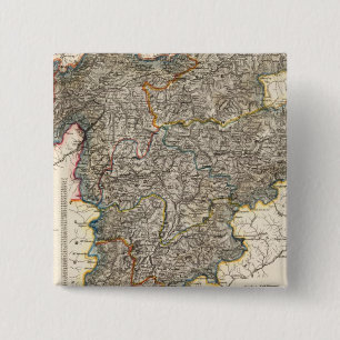 Oostenrijk, Liechtenstein Vierkante Button 5,1 Cm