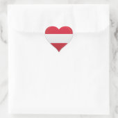 Oostenrijk liefde vlag trots hart sticker (Tas)