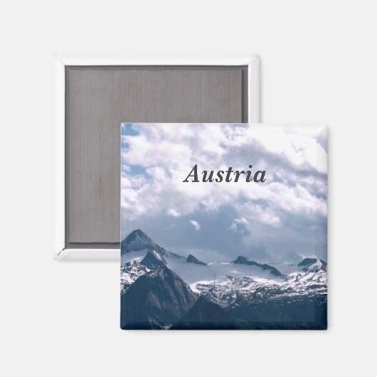 Oostenrijk Magneet (Voorkant / Achterkant)
