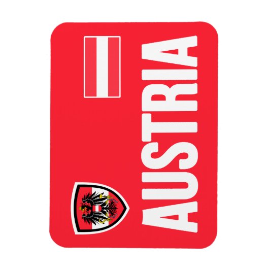 Oostenrijk Magneet (Verticaal)