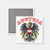 Oostenrijk Magneet (Voorkant / Achterkant)