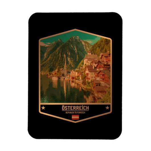 Oostenrijk Magneet (Verticaal)