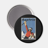Oostenrijk Magneet (Voorkant / Achterkant)