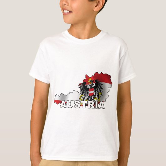 Oostenrijk Map T-shirt (Voorkant)