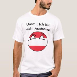 Oostenrijk niet Australië Country Ball T-shirt