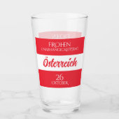 Oostenrijk Onafhankelijkheidsdag Oostenrijkse Nati Glas (Voorkant)